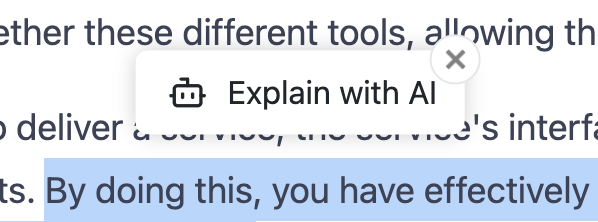 Ask AI Button